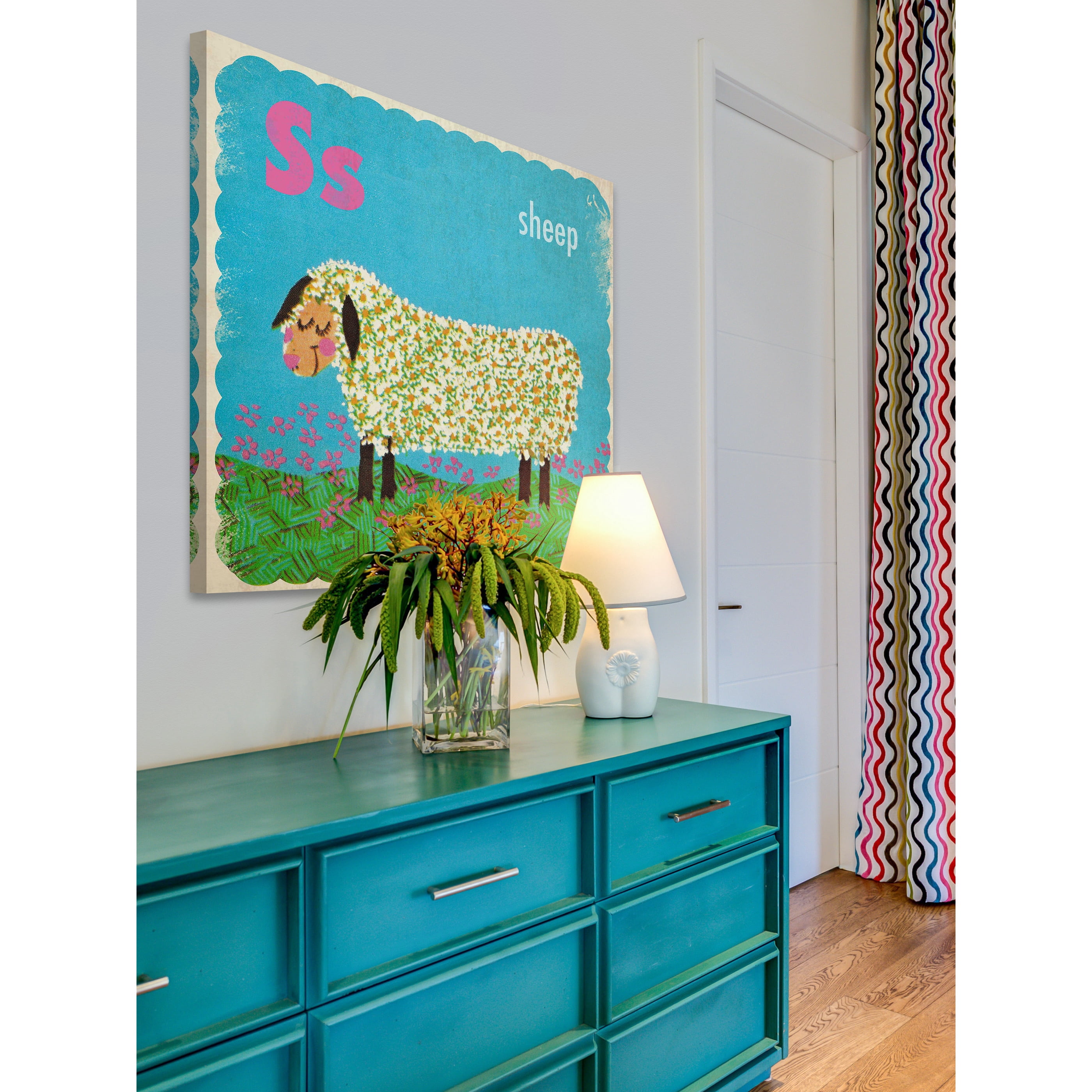 Marmont Hill "Sheep" by Curtis Painting Print on Canvas