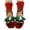D01-Red, variant on Fewfanhot Women's 3D Fun Cute Slipper Socks - Thick Fleece Lined Design Novelty Socks for Winter and Christmas Gift Giving