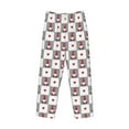 thumbnail image 6 of Uemuo Gnomes and Hearts Pattern Men's Wide Leg Palazzo Lounge Pants with Pockets Light Weight Loose Comfy Casual Pajama Pants-Medium, 6 of 9