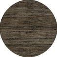 thumbnail image 1 of Ahgly Company Indoor Round Abstract Dark Almond Brown Abstract Area Rugs, 7' Round, 1 of 6