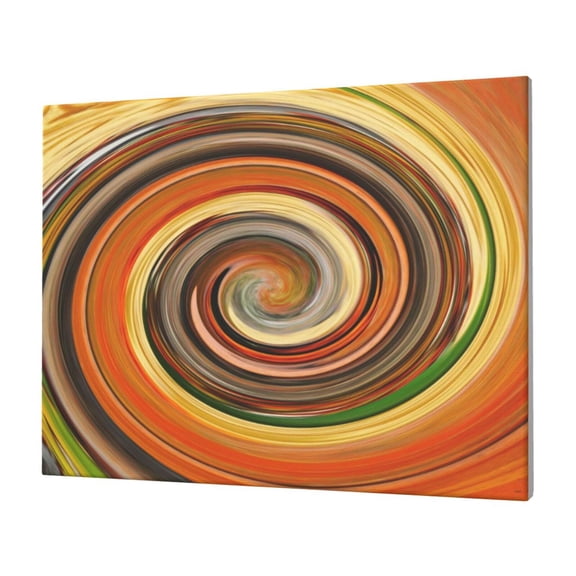 Fuzoiu Colorful Swirl Print Canvas Wall Decorative,Modern Artwork Picture Decor Painting,Living Room Bedroom Home Office,Framed Hangable Decorative Artwork Size 30x40