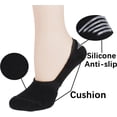 thumbnail image 4 of CoCoMangos Leotruny 6 Pairs Unisex Thick Cushion Athletic Cotton Non Slip Low Cut Flat Liner No Show Socks, 4 of 6
