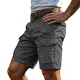 thumbnail image 2 of Lmueinov Men's Shorts 9'' Inseam Lightweight Classic Fit Cargo Shorts with Multi Pockets for Casual Work Summer Outdoor, 2 of 7