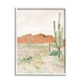 thumbnail image 5 of Stupell Industries Cactus Plants Dry Desert Scene Distant Cliffs Painting White Framed Art Print Wall Art, Design by Lanie Loreth, 5 of 5