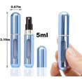 thumbnail image 3 of 4PCS Refillable Perfume Atomizer Bottle, Portable Travel Perfume Mini Spray Bottles, Cologne Dispenser Perfume Bottles, Portable Empty Perfume Spray Bottle for Travel, Perfume Container with Bag, 3 of 5
