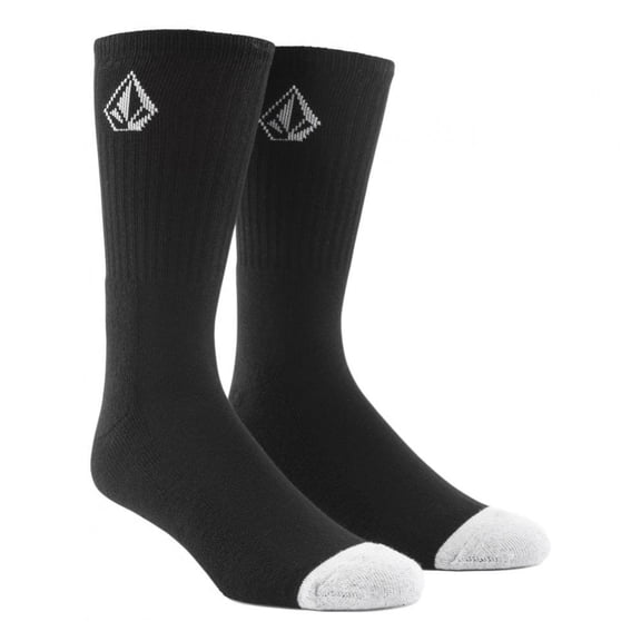 Volcom Full Stone 3 Pack Socks - Black