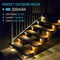 thumbnail image 4 of LED Solar Step Lamp Path Stair Outdoor Garden Lights Waterproof Balcony Light Decoration for Patio Stair Fence Light, 4 of 6