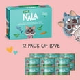 thumbnail image 6 of LOVE, NALA - Natural Adult Cat Wet Food - FLAKED Tuna with Carrot & Green Pea in Broth - Grain Free, Non-GMO, Lean Protein, Digestive Fiber Blend, Added Minerals & Vitamins - 12 Pack, 2.4 lbs., 6 of 9