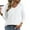#White, variant on DPTALR Women's Solid Color Casual V-Neck Long Sleeve Lightweight Knit Pullover Sweater for Fall,Green,Size M