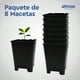 thumbnail image 5 of Macetas Cuadradas de Plástico con Patas | 8 Macetas de 7 Litros, 5 of 6