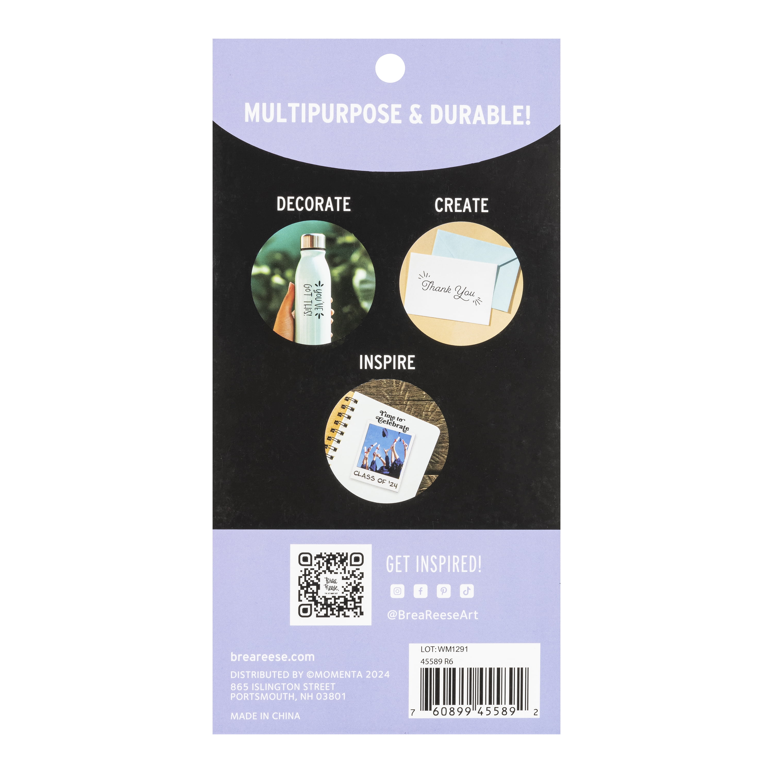(2 pack) Brea Reese® Sticker Pack - Thank You Messages