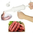 thumbnail image 1 of Machine Manuelle de Farce à Saucisses à la Main Saucisson Salami MakerFunnel Blanc, 1 of 6