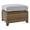 Gray and Brown, variant on Crosley Furniture Bradenton 25"Fabric Outdoor Ottoman in Gray/Brown