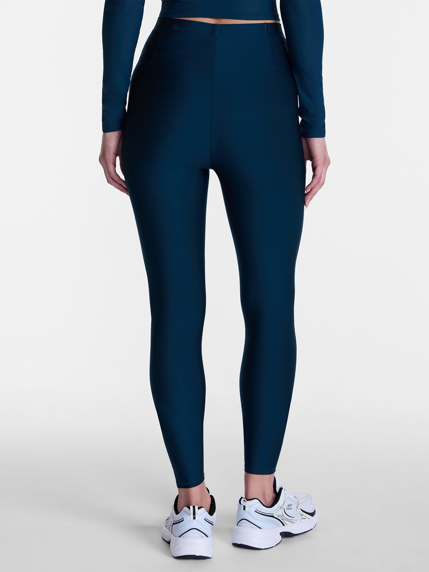 Avia Women's and Women's Plus Shine Leggings, 27" Inseam, Sizes XS-4X