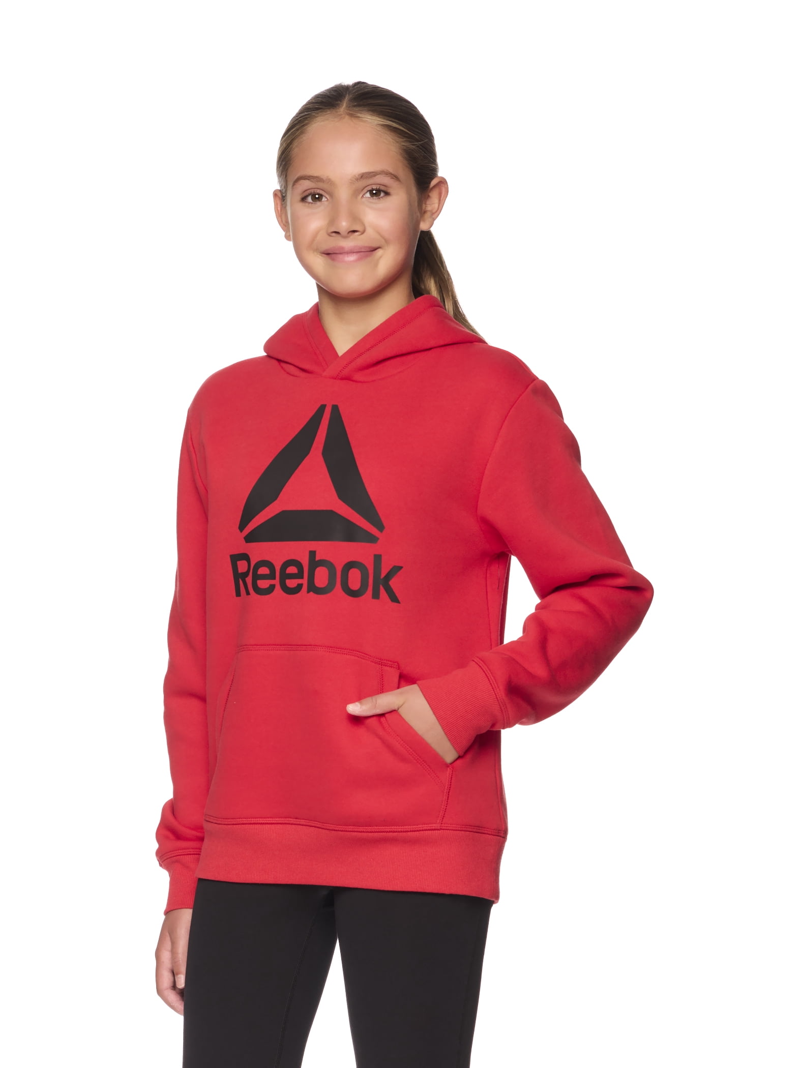 Reebok Kid's Unisex Game Day Fleece Hoodie, Sizes 4-18