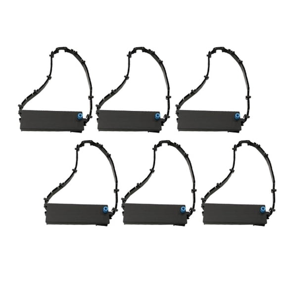 PrinterDash Compatible Replacement for P1351 Black Printer Ribbons (6/PK) - Equivalent to IBM 1040440