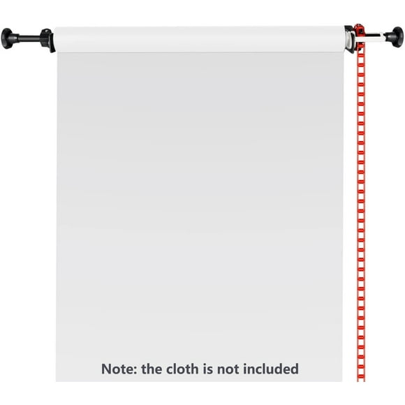 Neewer® Photography Single Roller Wall Mounting Manual Background Support System, Including Two(2) Single Hooks, Two(2)