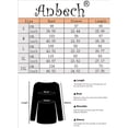 thumbnail image 5 of Anbech Vneck Women Solid Color Shirt Buttons Long Sleeve Blouse Casual Fashion Tops, 5 of 8