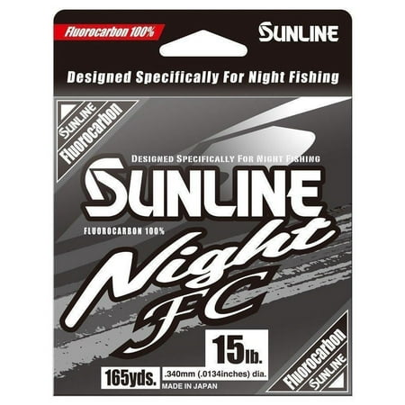 UPC: 0881879085684 | Sunline 63043050 Night Fluorocarbon Clear Blue 12 Lb 165 Yd Fishing Line