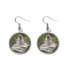 thumbnail image 1 of Bulldog mascota fotografia Pendientes pendientes de plata colgantes joyas señora Unbranded M, 1 of 3