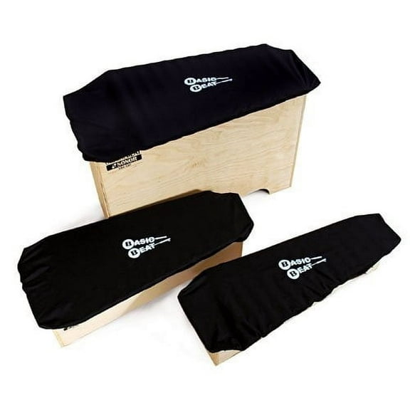 Basic Beat Soprano Xylophone/Metallophone Dust Cover - Instrument Protection, Blue Stitching
