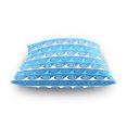 thumbnail image 3 of EREHome Blue Ripples Throw Pillow Case Vintage Cushion Cover 18x18 inches, 3 of 4