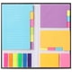 thumbnail image 1 of - Juego de notas adhesivas, pestañas de notas adhesivas, paquete de 410, notas adhesivas divisorias, útiles escolares, suministros de oficina, notas adhesivas de agenda, pestañas divisorias de notas, 1 of 4