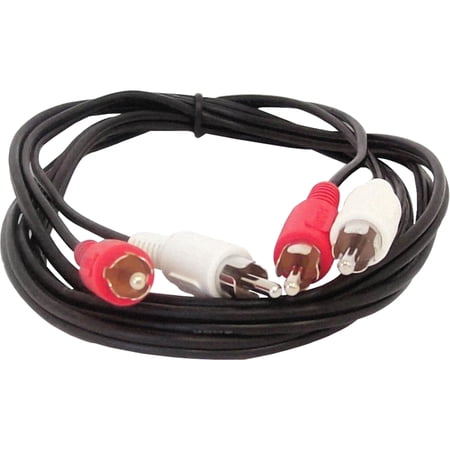 RCA Audio Red/White Cable 2 Male to 2 Male 6 Foot