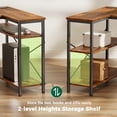 thumbnail image 6 of 47 Inch L Shaped Office Desk with Power Outlets, Computer Desk with Drawers, Corner Desk for Home Office, 6 of 9