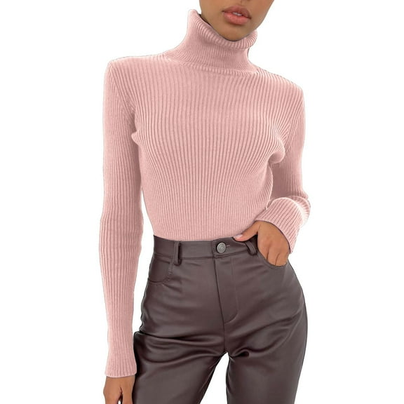 Fall Outfits for Women 2026 Long Sleeve Warm and cozy all through autumn and winter One Size Pink Fall Top