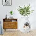thumbnail image 3 of Gymax Smart Plant Cat Litter Box with Electronic Odor Removal & Sterilization, 3 of 10