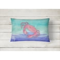 thumbnail image 2 of Crab Watercolor Canvas Fabric Decorative Pillow, 2 of 3