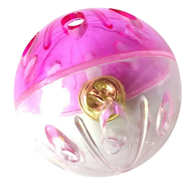 Cat Ball Toy Plastic Hollow Funny Colorful Cat Jingle Ball Pet Playing Ball Toy