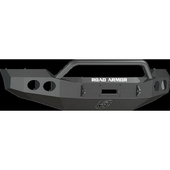 Road Armor SA3154B RDASA3154B 15-15 SILVERADO 2500/3500 HD SAHARA WINCH BUMPER W/ BRACKETS - BLACK