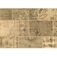 thumbnail image 1 of Ahgly Company Indoor Rectangle Patchwork Brown Transitional Area Rugs, 7' x 9', 1 of 4
