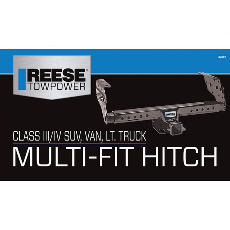 Reese Towpower 51082 Class III Trailer Hitch - 2" Square Receiver, Custom Fit, 5,000 Lb Towing Capacity