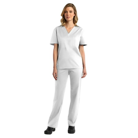 

Maevn Red Panda Unisex V-Neck Scrub Top & Unisex Basic Scrub Pant Set