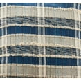 thumbnail image 3 of Fennco Styles Bold Striped Woven Cotton Throw Pillow 16" W x 24" L - Blue Cushion for Home, Couch, Bedroom, Living Room and Office Décor, 3 of 5