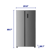 Element 21.4 Cu. Ft. Side by Side Refrigerator