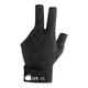 thumbnail image 2 of Guante de billar Colamx 3 dedos Mano Izquierda Negro, 2 of 8