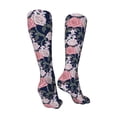 thumbnail image 3 of KLL Rose Flowers Print Cool Socks Men's Women's Crew Socks Funny Crazy Novelty Stockings, 3 of 8
