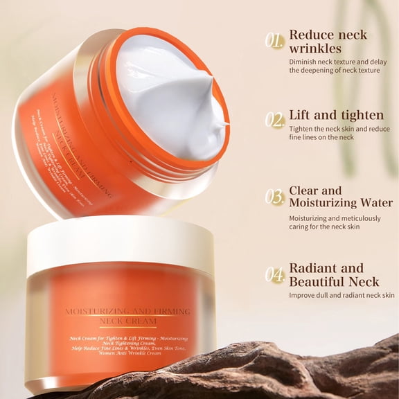 PiGOGI Firming and Lifting Roller Neck Cream, Helps Reduce Neck Lines, Moisturizing Neck Care, 50g