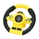 thumbnail image 2 of Juguete de volante para conducir un automóvil, juguete sensorial, divertido juguete de conducción con luces y música para niños y niñas en edad amarillo con base, 2 of 9