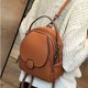 thumbnail image 2 of Mini Mochila pequeña multifunción de cuero suave para mujer, bolso de hombro para mujer, monedero para niñas Fivean unisex, 2 of 2