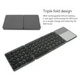 thumbnail image 4 of Foldable BT Keyboard, 64 Key Round Key Laptop Keyboard With Touchpad, Tablet PC Phone Multiple Device Connection, For IOS, For , For Win, 4 of 8