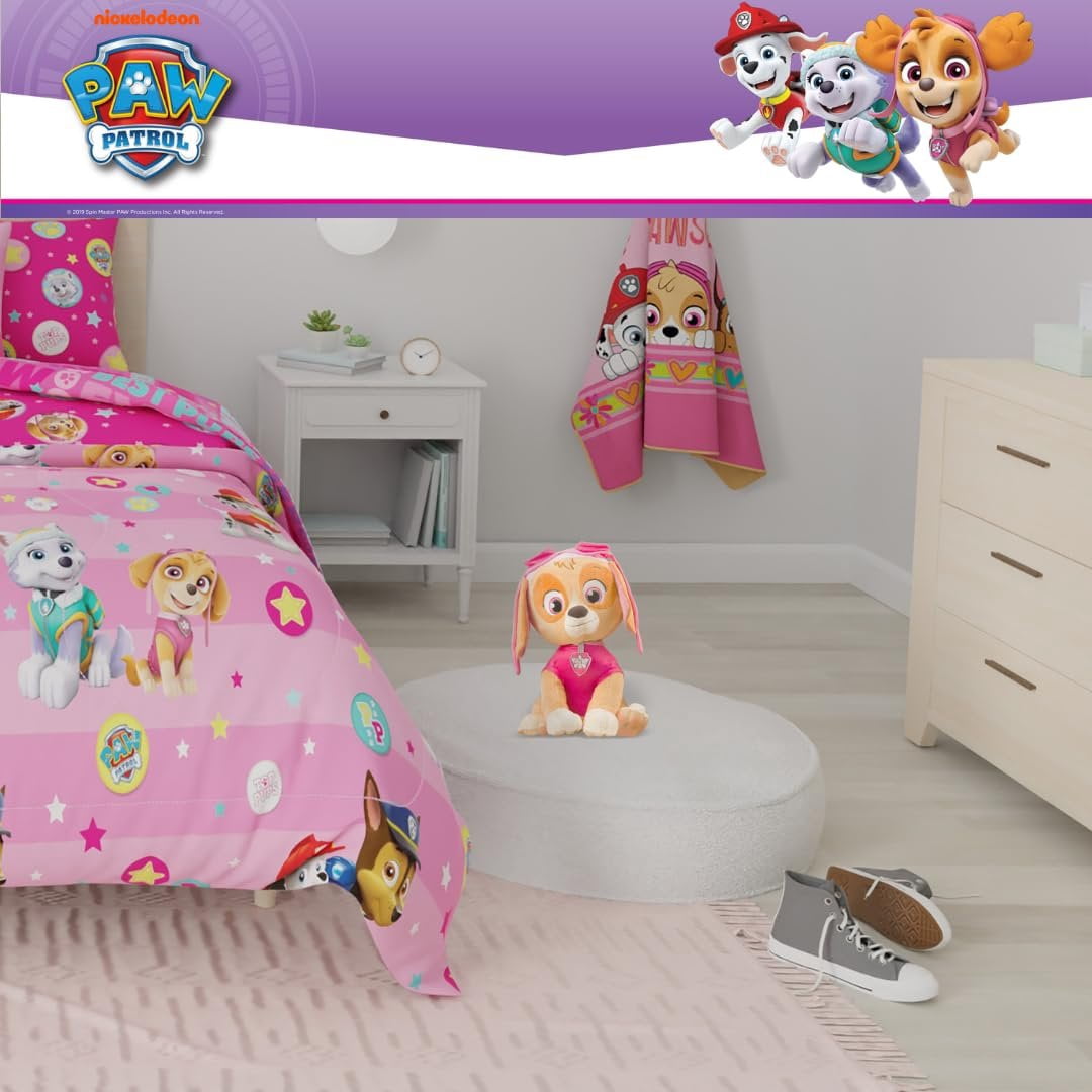 Franco Kids Paw Patrol Skye Cuddle Pillow Buddy, 15" x 12" x 10"