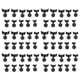 thumbnail image 1 of 100 uñas postizas con forma de flor para manicura, 1 of 8