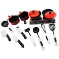 thumbnail image 2 of 13pcs Kitchen Toys Set Mini Kitchenware Tableware Utensils Pots Stove Cooking Food Fun Cookware for Kids, 2 of 5