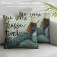 thumbnail image 3 of Qinduosi Bible Verse Throw Pillow Cover and When I Wake Up You are Still with Me Hand Lettered Quote Decorative Square Pillow Case for Home Bedroom Living Room Cushion Cover Inch, 3 of 5