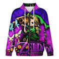 thumbnail image 4 of Unisex The Legend of Zelda Zip Up Hoodies 3D Printed Pullover Hooded Sweatshirt with Pocket for Mens Womens, 4 of 8